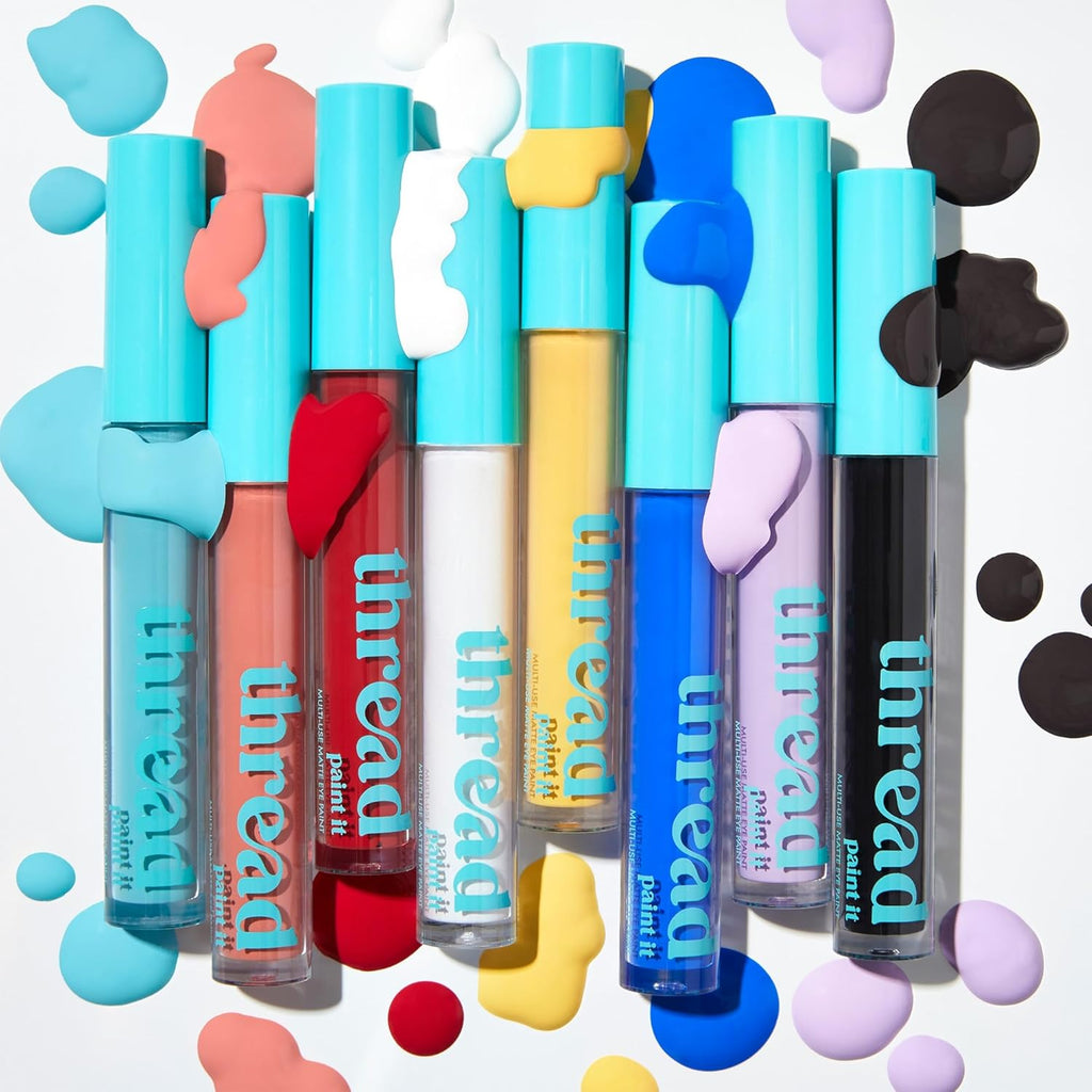 Beauty Paint It Vegan Liquid Eye Color, Moisturizing, Long-Lasting Formula with Matte Finish, Rated Red