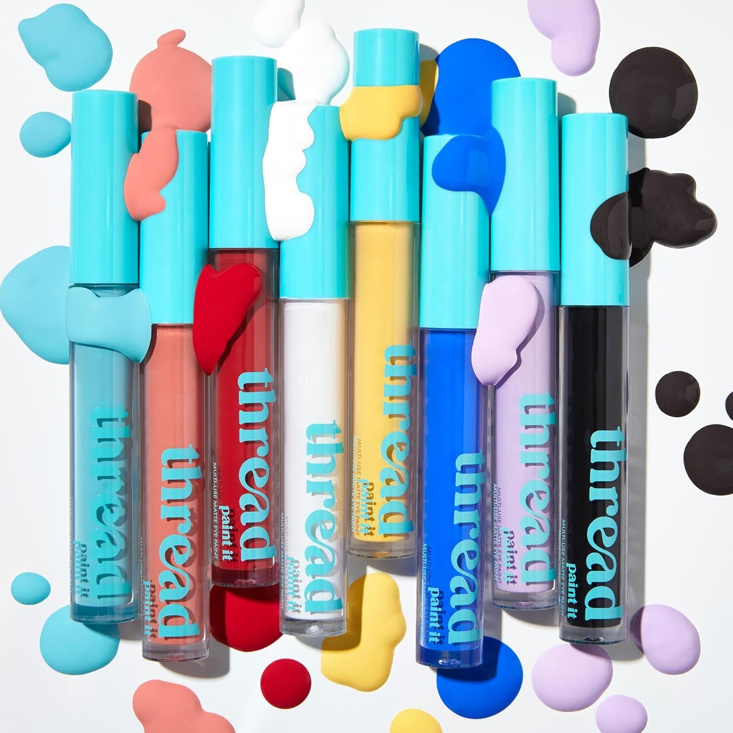 Beauty Paint It Vegan Liquid Eye Color, Moisturizing, Long-Lasting Formula with Matte Finish, Rated Red