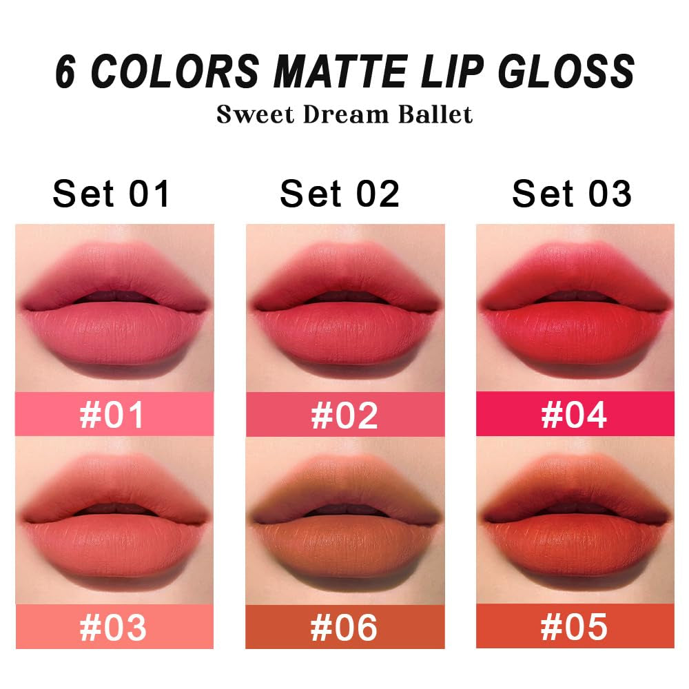 2Pcs Velvet Light Matte Lip Tints – Colorstay Lipstick Highly Pigmented, Long-Lasting Lip Stain,Moisturizing, Waterproof, Lightweight Soft Lip Cream,Smudge-Proof & Fade-Resistant