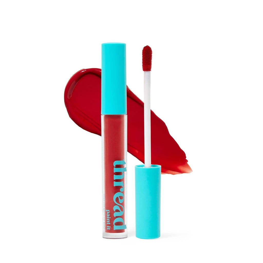 Beauty Paint It Vegan Liquid Eye Color, Moisturizing, Long-Lasting Formula with Matte Finish, Rated Red