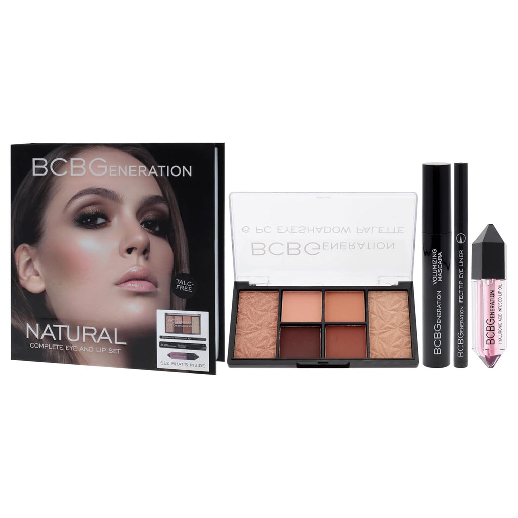Bcbgeneration Natural Complete Eye and Lip Set - 4 Pcs Kit - Bronze