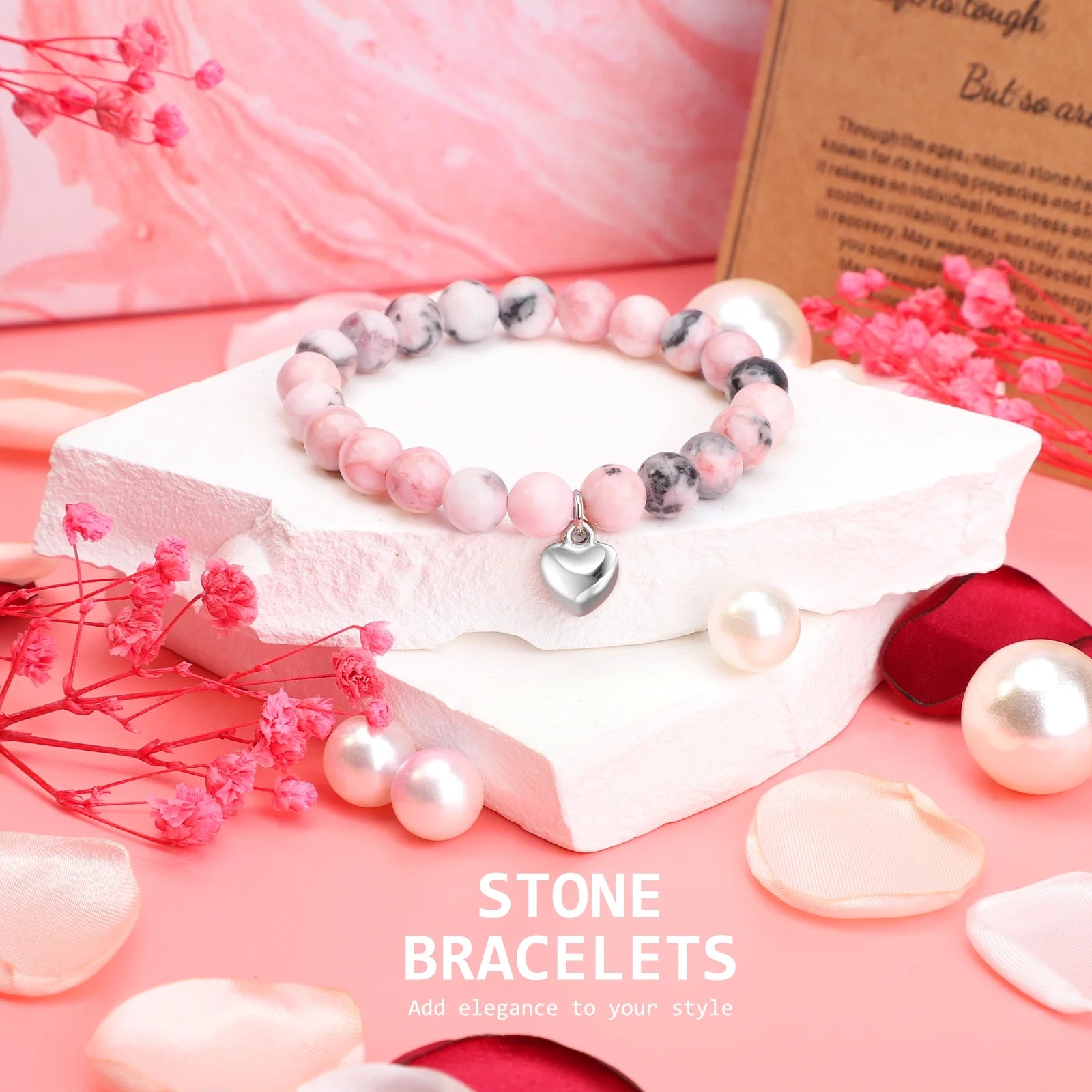 Gift Baskets Set for Women, 10 Pack Bath and Body Set for Christmas Holiday Birthday Gift, Pink