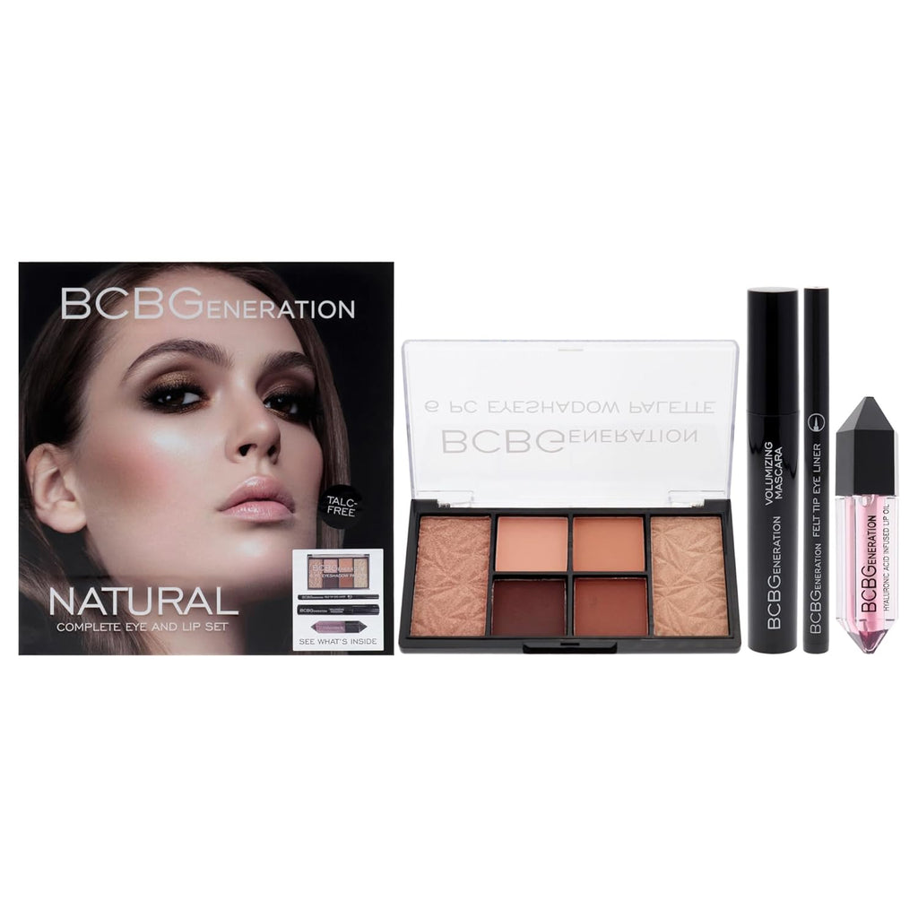 Bcbgeneration Natural Complete Eye and Lip Set - 4 Pcs Kit - Bronze