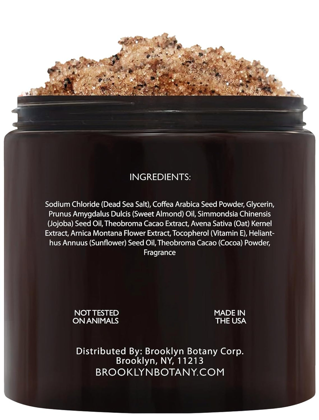 Arabica Coffee Body Scrub - Moisturizing and Exfoliating for Body, Face, Hand, Foot - Fights Stretch Marks, Fine Lines, Wrinkles - Great Gifts for Women & Men - 10 Oz
