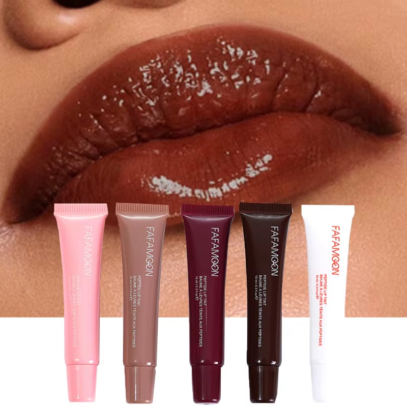 Moisturizing Mirror Water Light Lip Gloss Nude Brown Lip Oil Makeup Plumping Liquid Lipstick Transparent Cosmetics Make up New