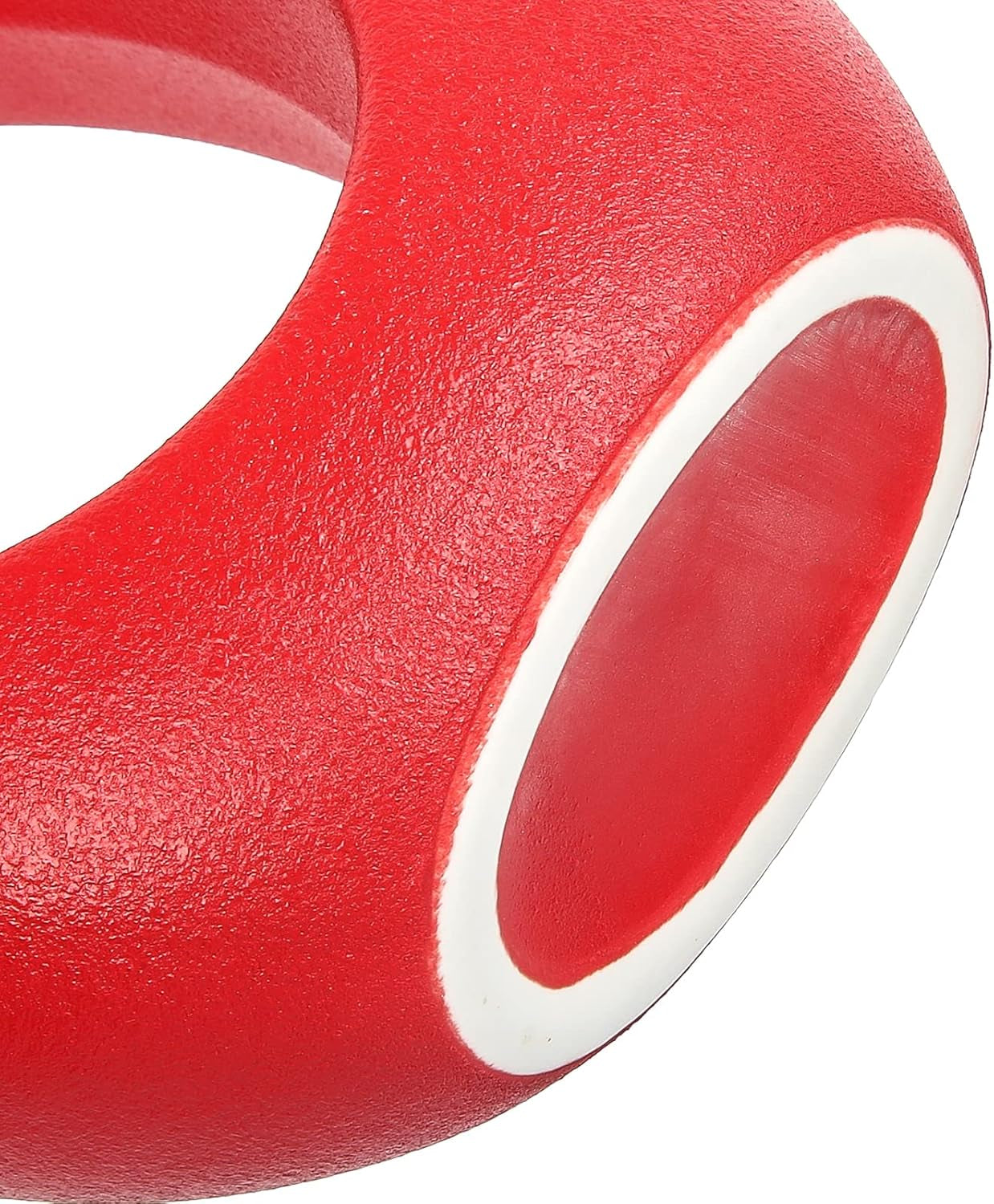 Samawi Red Ceramic Vase Set of 2 - Flower Bud Vases for Home Decor - Modern Living Room Table Decorative Vases