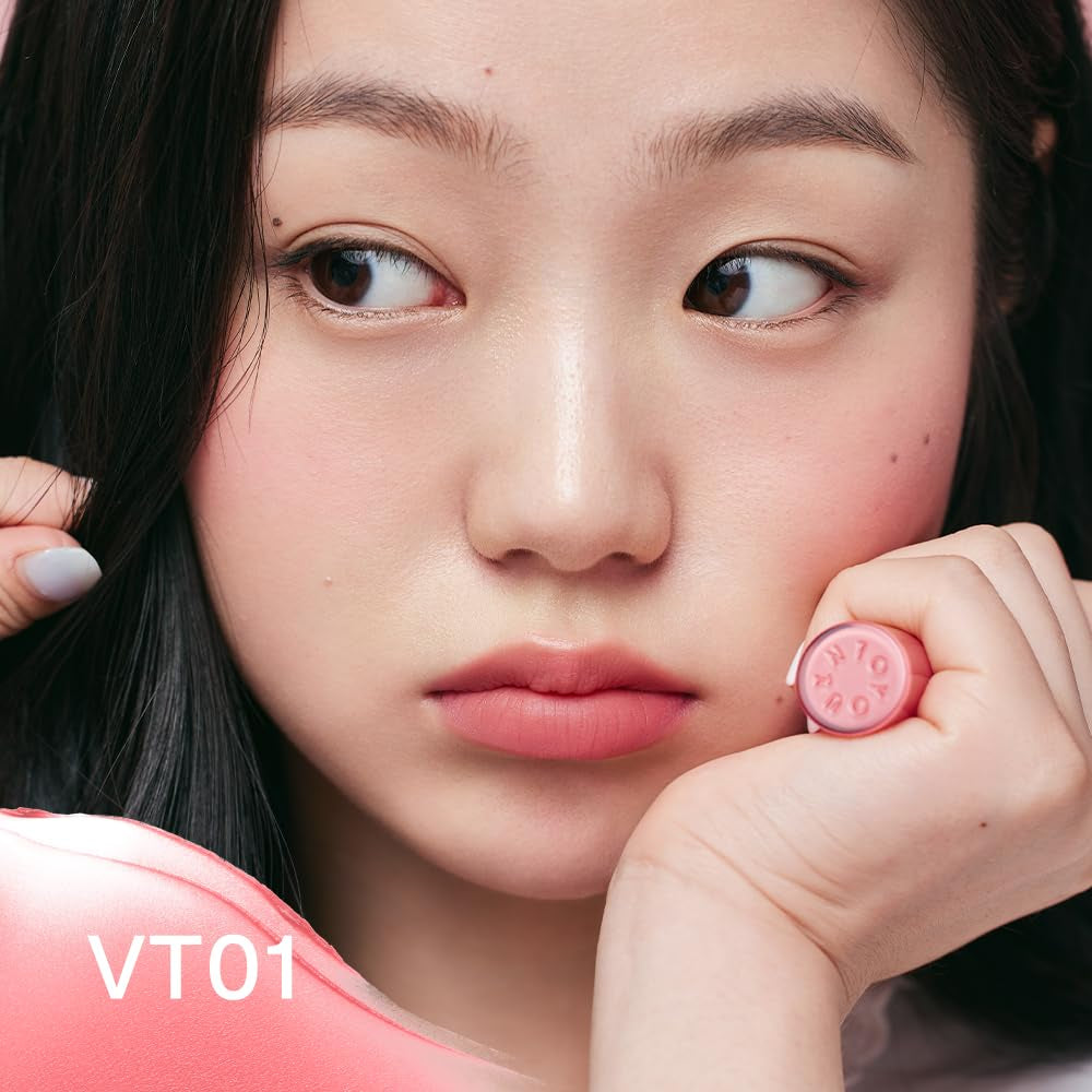 Velvet Matte Liquid Lipstick, Long-Lasting Transfer-Proof Lip Velvet Stain, Non-Sticky Waterproof Lip Tint, Smooth Silky Smudge-Proof Lip Gloss, Full Coverage, for Women Makeup, VT01