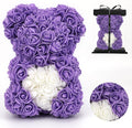 Mother'S Day Rose Bear Gifts for Her, Romantic Mother'S Day Flower Bear Gifts for Mom Wife Girlfriend, I Love You Anniversary Birthday Gifts Rose Teddy Bear with Love Bouquet in Gift Box
