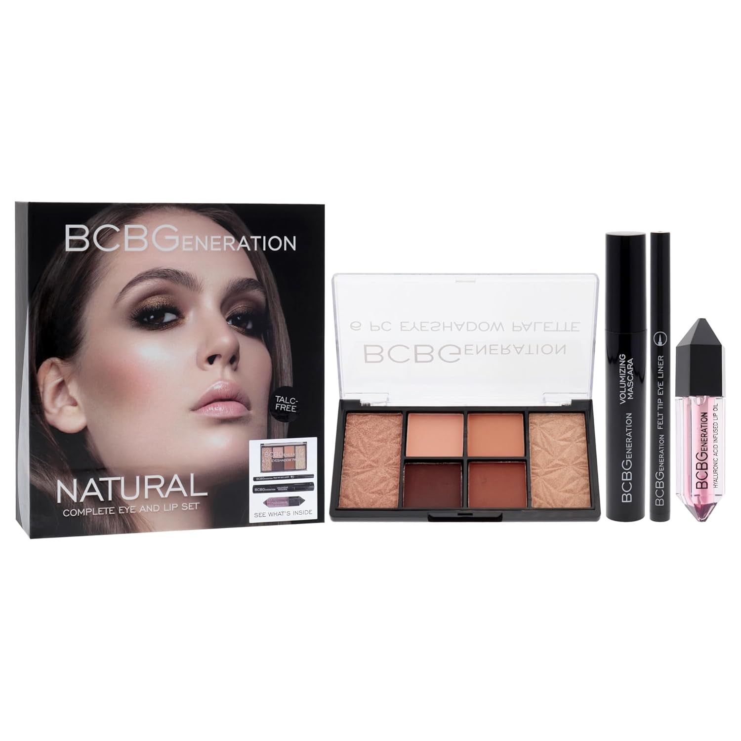 Bcbgeneration Natural Complete Eye and Lip Set - 4 Pcs Kit - Bronze