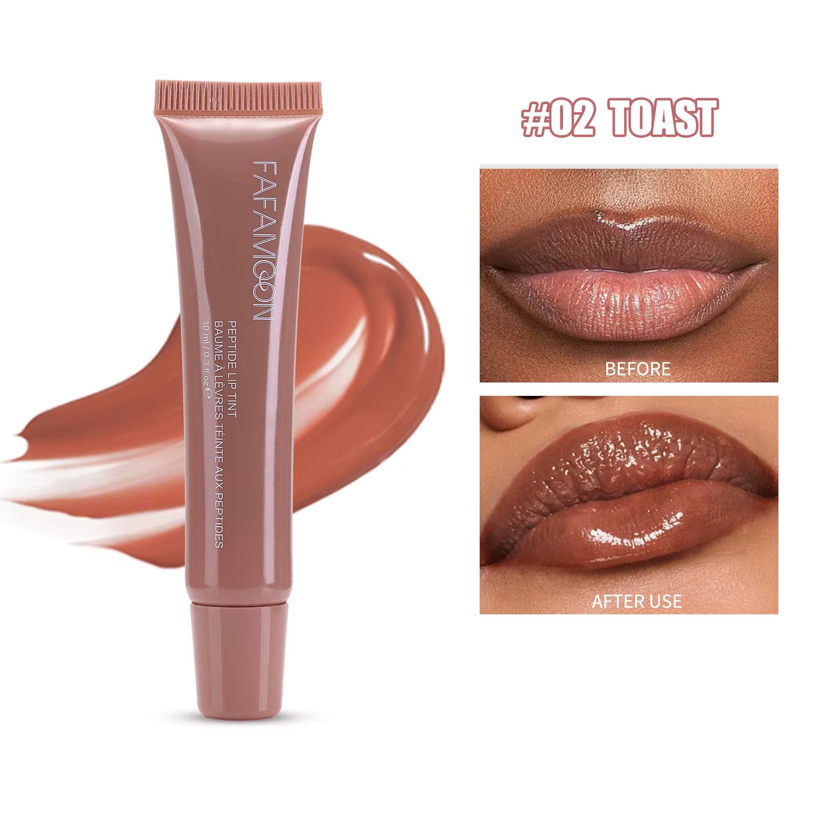 Moisturizing Mirror Water Light Lip Gloss Nude Brown Lip Oil Makeup Plumping Liquid Lipstick Transparent Cosmetics Make up New