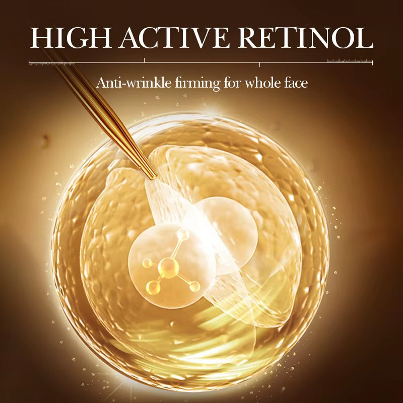 Retinol Peptide Skin Care Set Deeply Nourishes and Repairs Reduces Wrinkles and Fine Lines Lightens Dark Circles Pigmentation