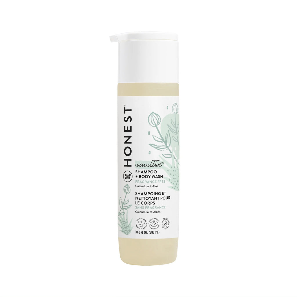 Sensitive Shampoo and Body Wash Fragrance Free 10 Fl Oz