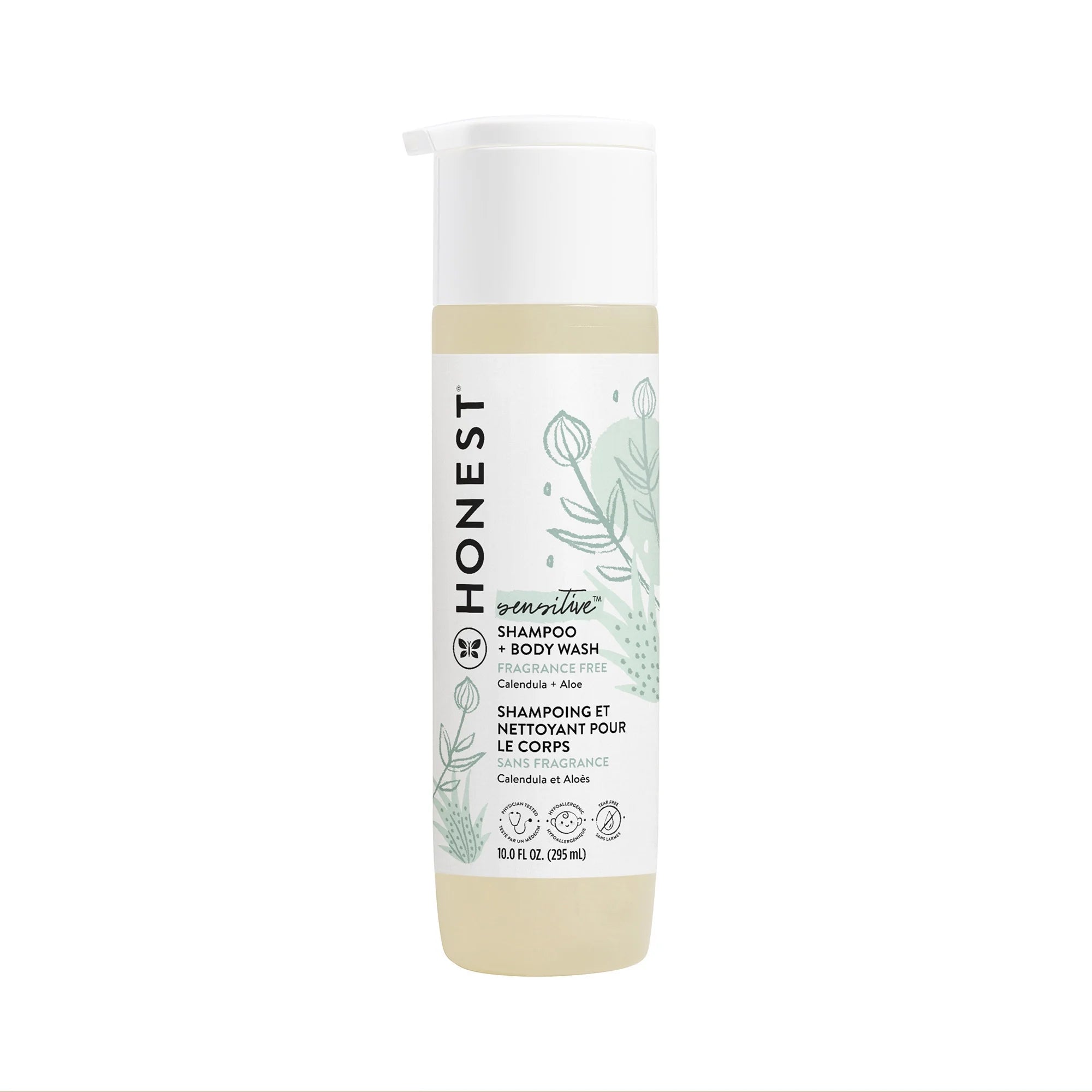 Sensitive Shampoo and Body Wash Fragrance Free 10 Fl Oz