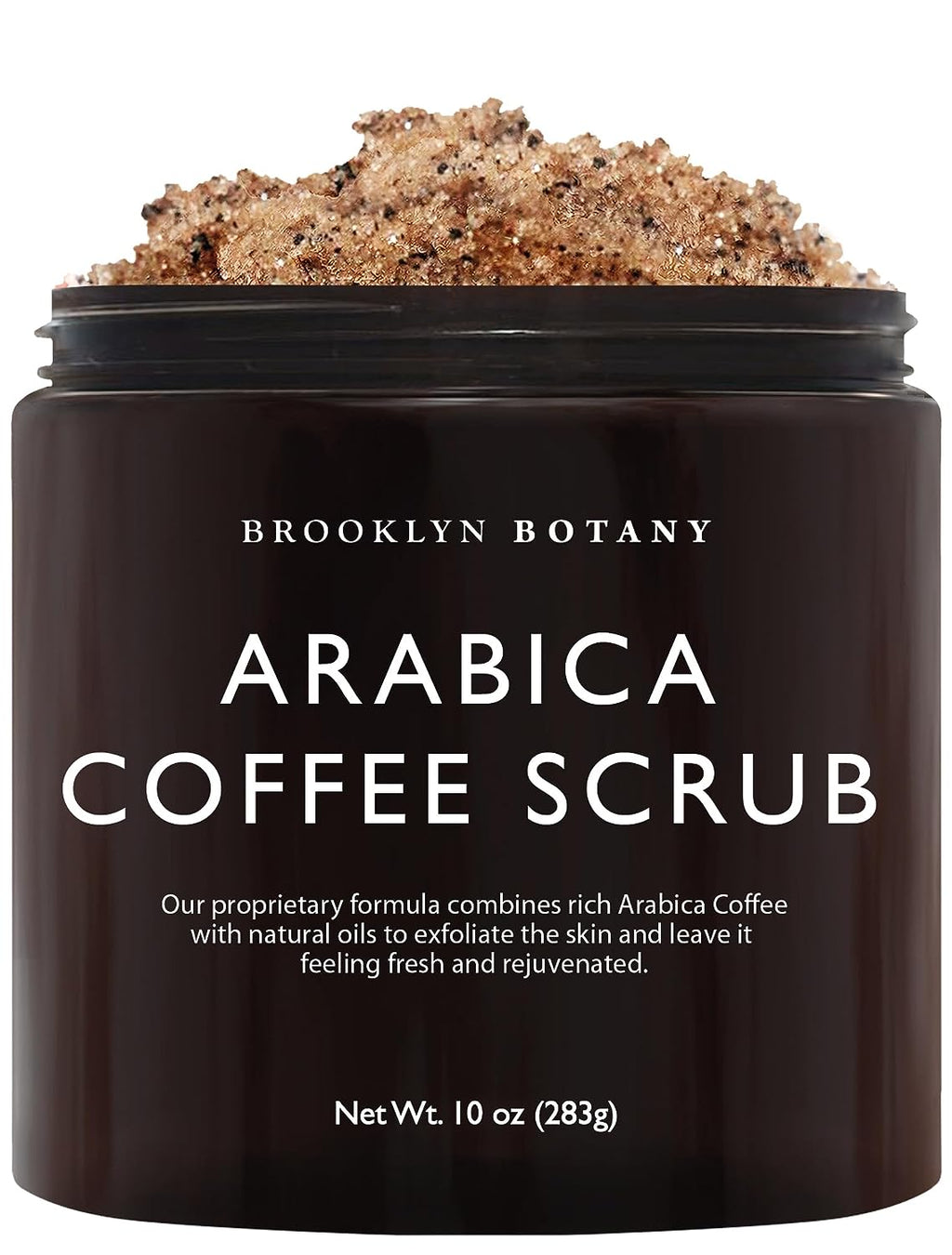 Arabica Coffee Body Scrub - Moisturizing and Exfoliating for Body, Face, Hand, Foot - Fights Stretch Marks, Fine Lines, Wrinkles - Great Gifts for Women & Men - 10 Oz