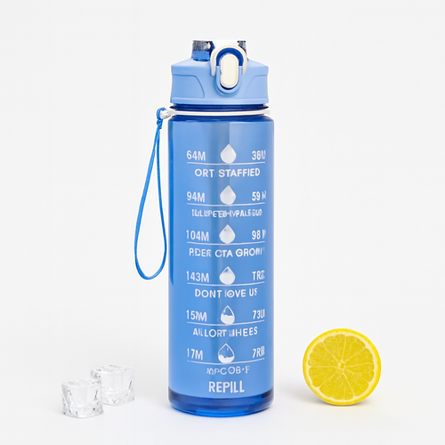 Daily Motivation Hydration Tracking Bottle