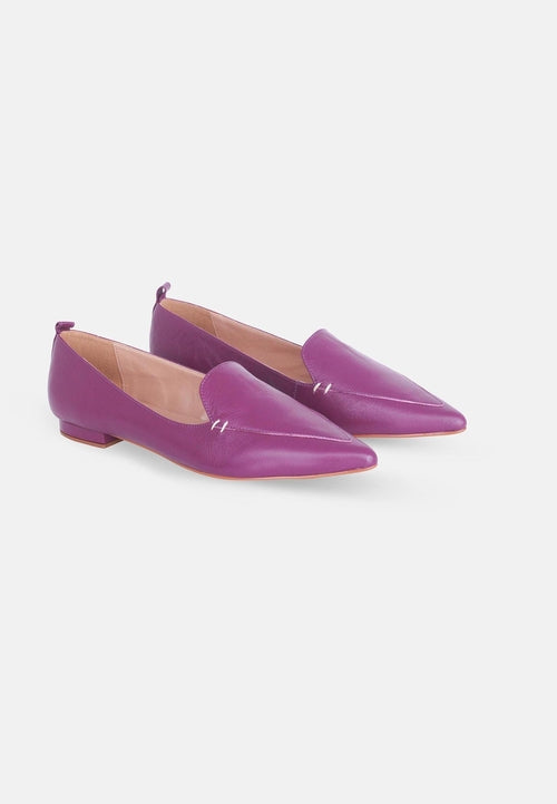 Butia Leather Ballerinas Butia – Women’s Pointed-Toe Flat Shoes