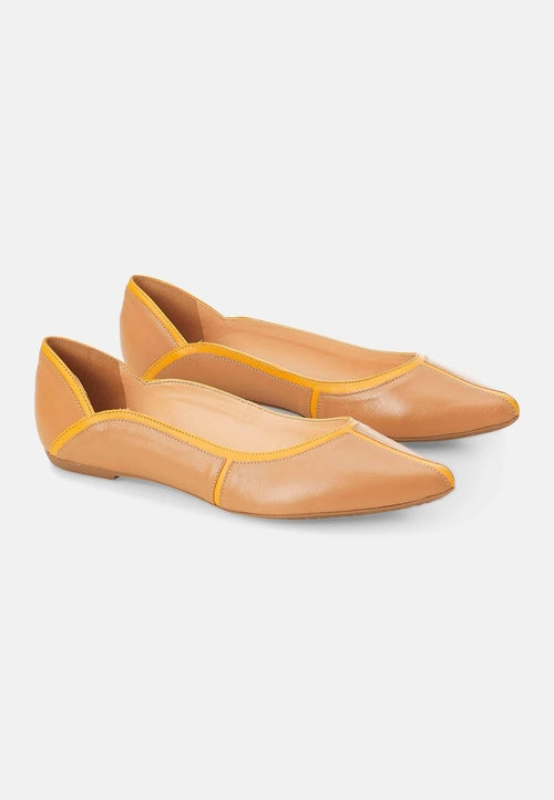 Beige Pitanga Women's Ballerinas - Stylish & Comfortable