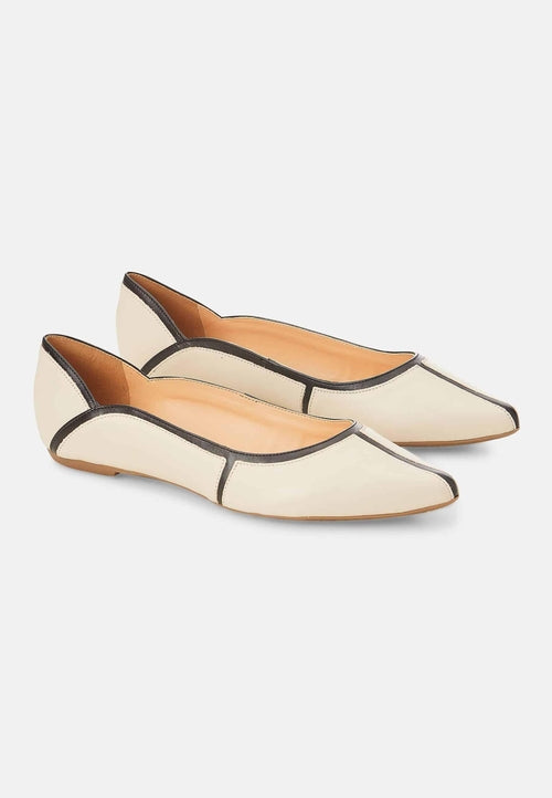 Beige Pitanga Women's Ballerinas - Stylish & Comfortable
